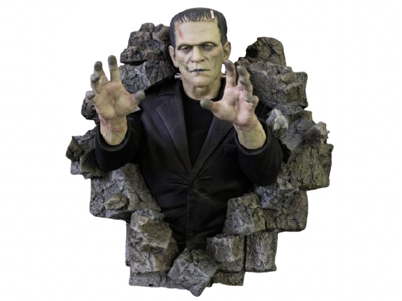 Frankenstein Lifesize Wall Sculpture